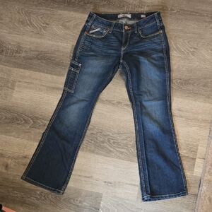 Ariat Rebar Dark Blue Boot Cut Women's Jeans